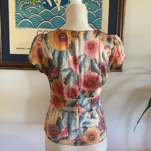 Vintage Nanette Lepore silk blouse - Picture 4 of 10